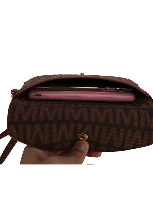 Load image into Gallery viewer, Bolso Tote Para Mujer by Mia K. Marimar Con Bolsa Y Muñequera, Conjunto De 4 Piezas - Marrón Chocolate
