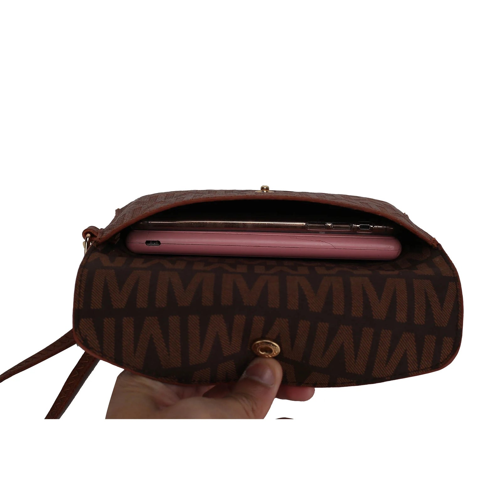 Bolso Tote Para Mujer by Mia K. Marimar Con Bolsa Y Muñequera, Conjunto De 4 Piezas - Marrón Chocolate