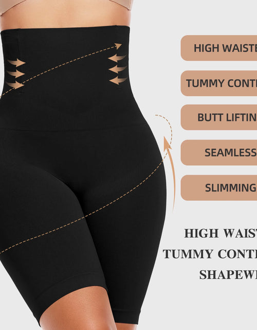 Load image into Gallery viewer, 2 Packs Shorts De Faja Con Control De Abdomen Moldeador Corporal Para Mujer De Cintura Alta Adelgazante De Muslos
