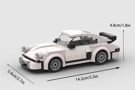 MOC Rally Racing Car Model, City Vehicle Building Set, Creative Garage Toys, Toy Assembly Vehicle Loved by Boys