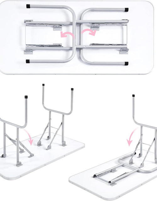 Load image into Gallery viewer, 46'' Pet Grooming Table for Large Dogs Adjustable Height - Portable Trimming Table Drying Table W/Arm/Noose/Mesh Tray Maximum Capacity up to 265Lb -Pink
