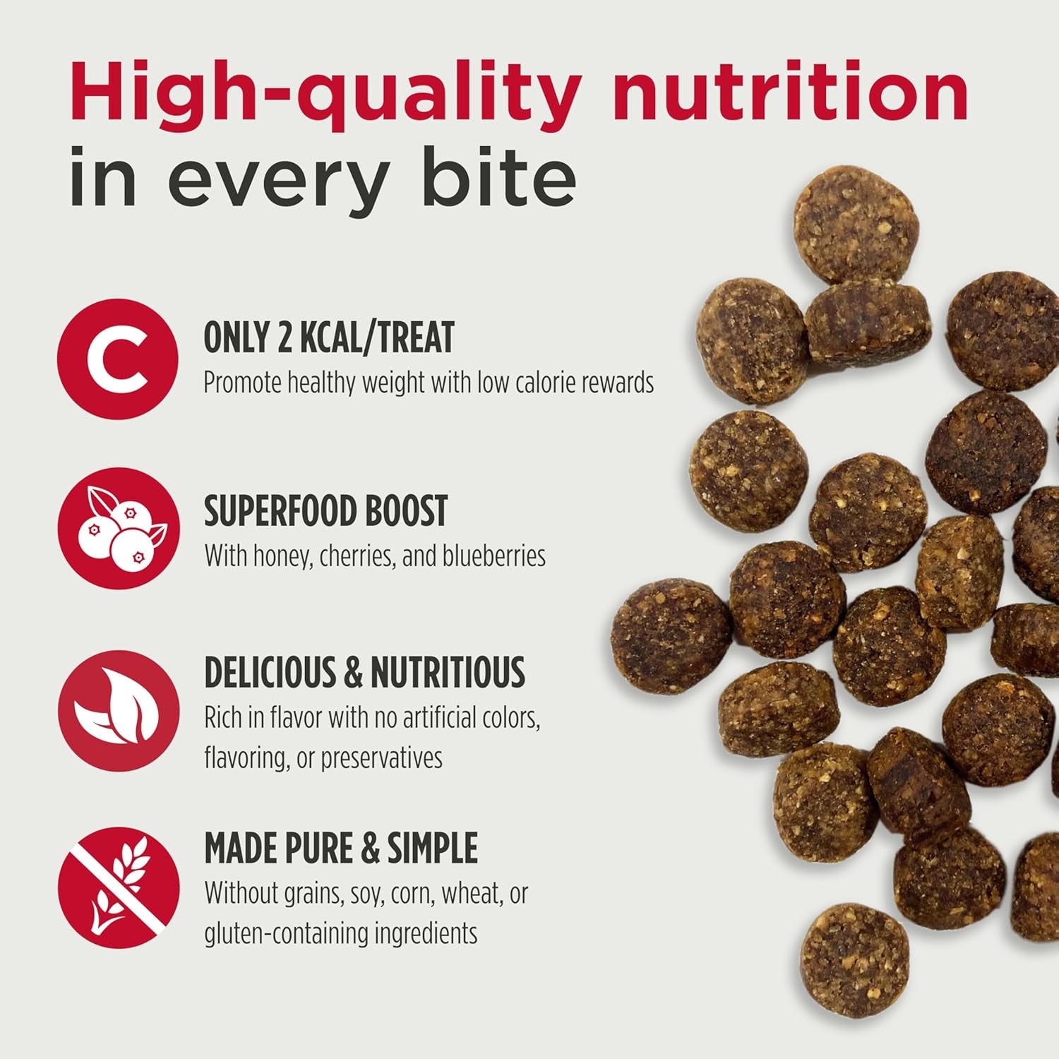 Freestyle Trainers Dog Treats: Grain Free Dog Training Treats - Healthy Low Calorie Treat Reward for Adult and Puppy Dogs - Gluten Free Dog Treat for Any Size or Breed - Duck Recipe - 4 Oz Bag