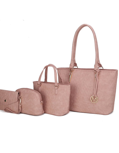 Load image into Gallery viewer, Bolsos Tote De Mujer Veganos De Cuero M, MU Burdeos, 4 Unidades
