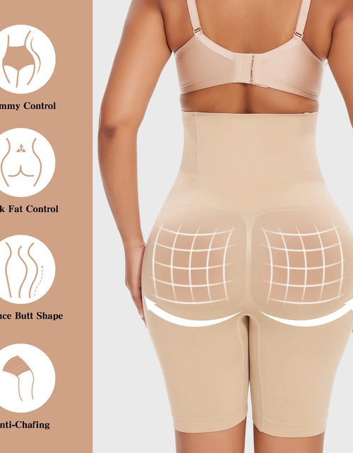 Load image into Gallery viewer, 2 Packs Shorts De Faja Con Control De Abdomen Moldeador Corporal Para Mujer De Cintura Alta Adelgazante De Muslos
