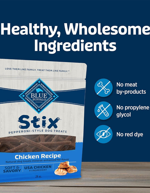 Load image into Gallery viewer, Stix Pepperoni-Style, Natural Soft-Moist Dog Treats
